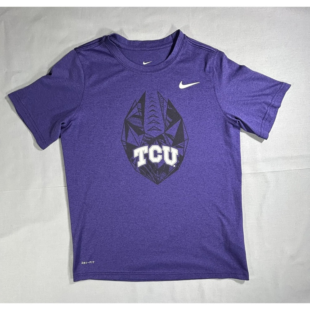 Nike Tee Texas Christian University Football T-shirt‎ Youth Large